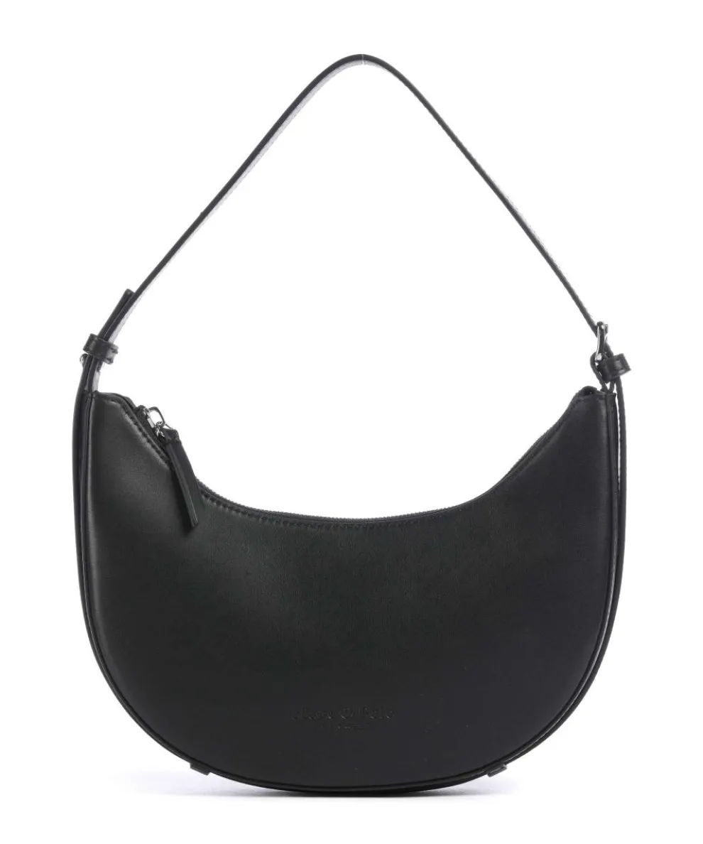 Alvi Shoulder bag fine grain cow leather black