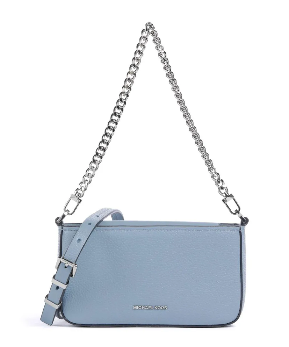 Bryant Small Shoulder bag grained cow leather blue-grey