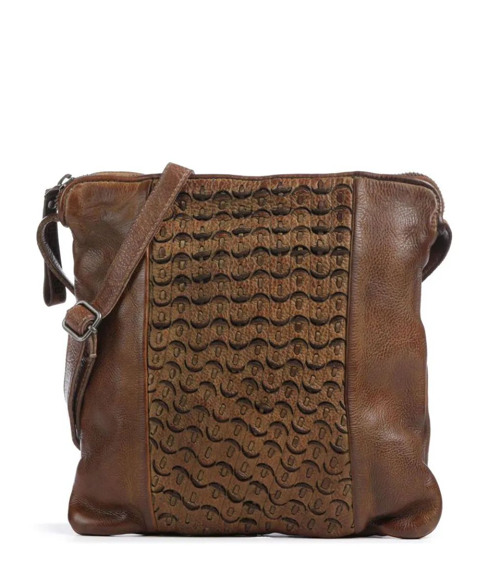 Am Bauernmarkt 5 Crossbody bag grained cow leather brown