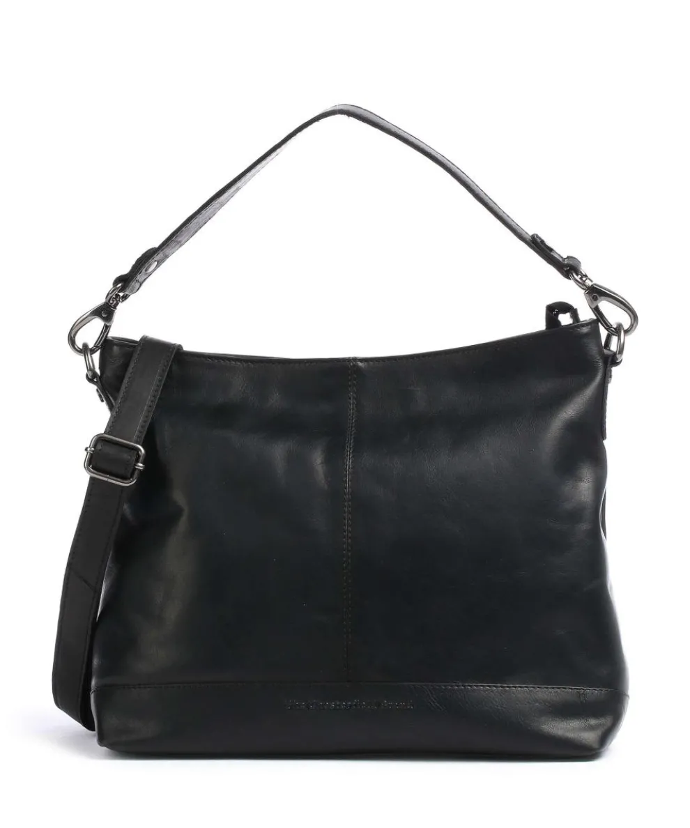 Amelia Hobo bag pull-up cow leather black