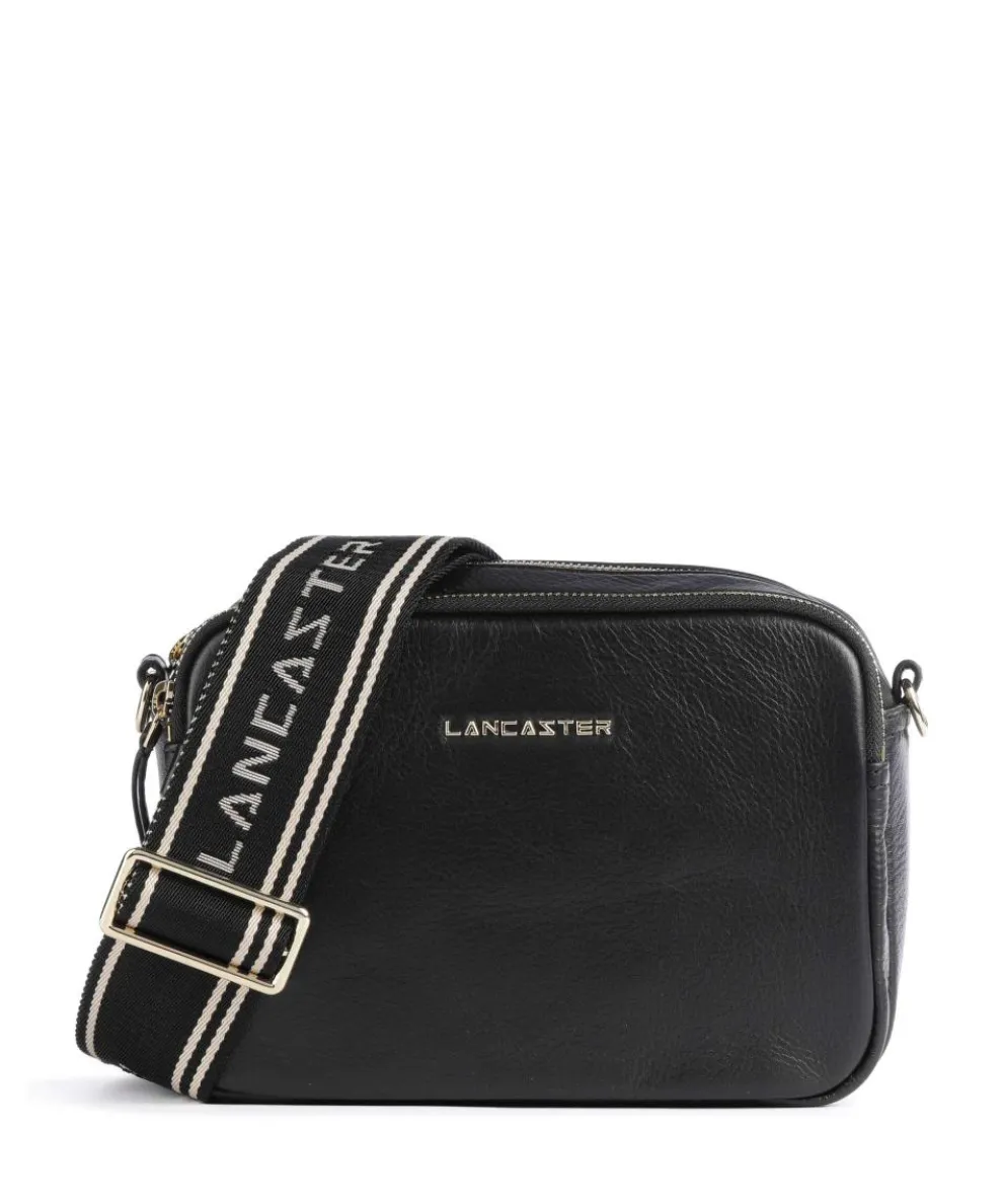 Ana Crossbody bag grained leather black