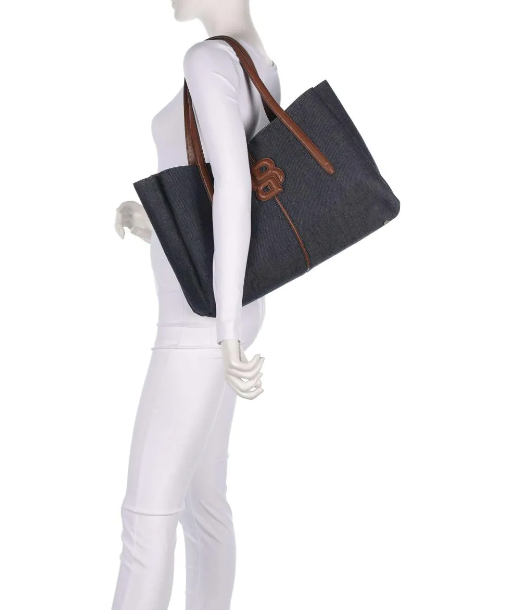 Anett Tote bag cotton dark blue