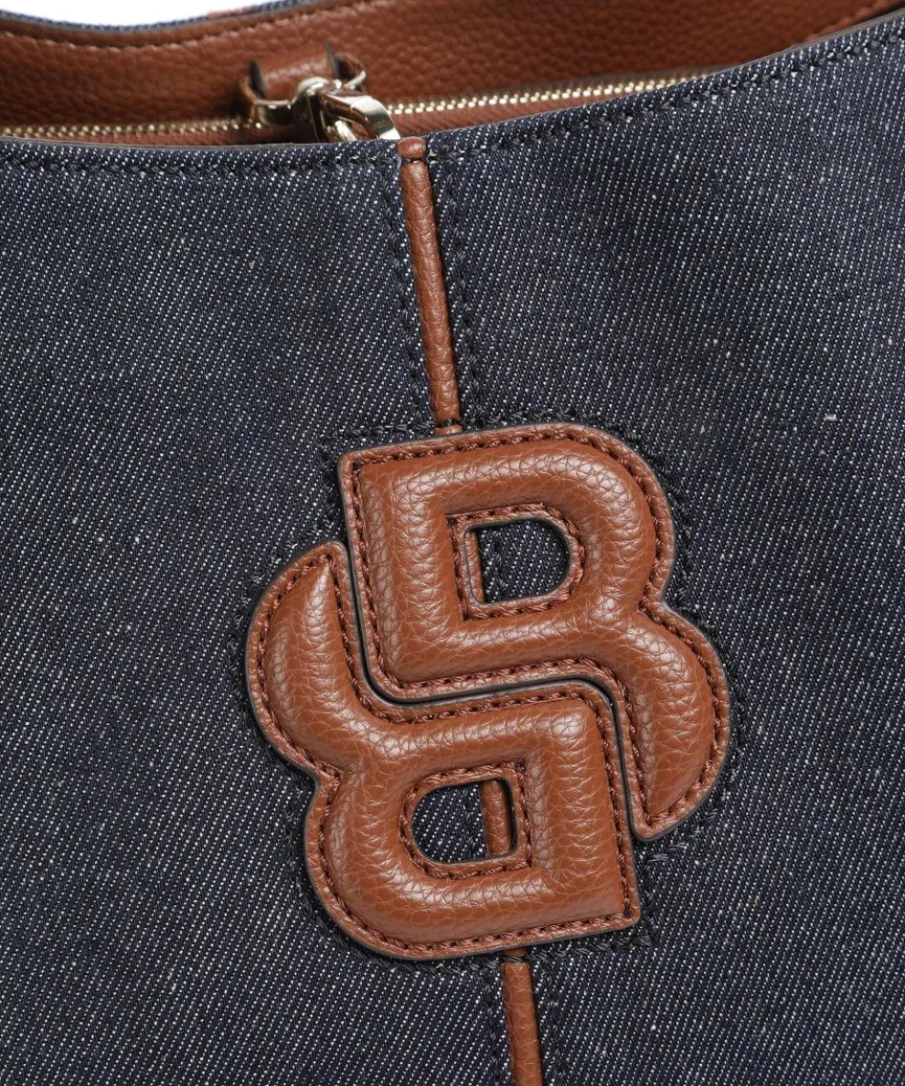 Anett Tote bag cotton dark blue