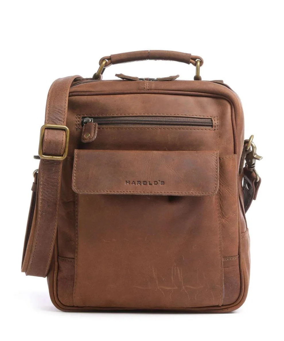 Antic L Crossbody bag cow leather brown