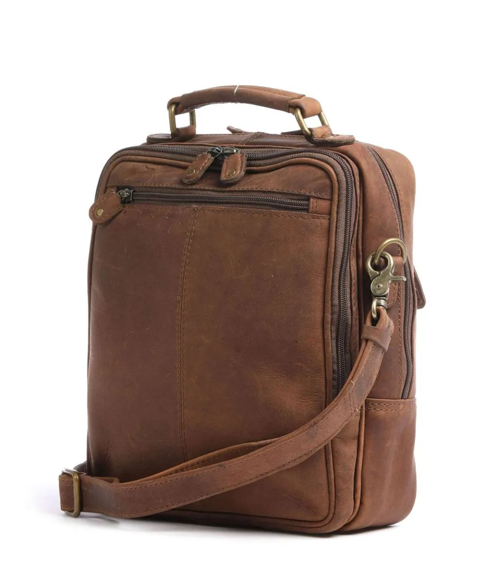 Antic L Crossbody bag cow leather brown