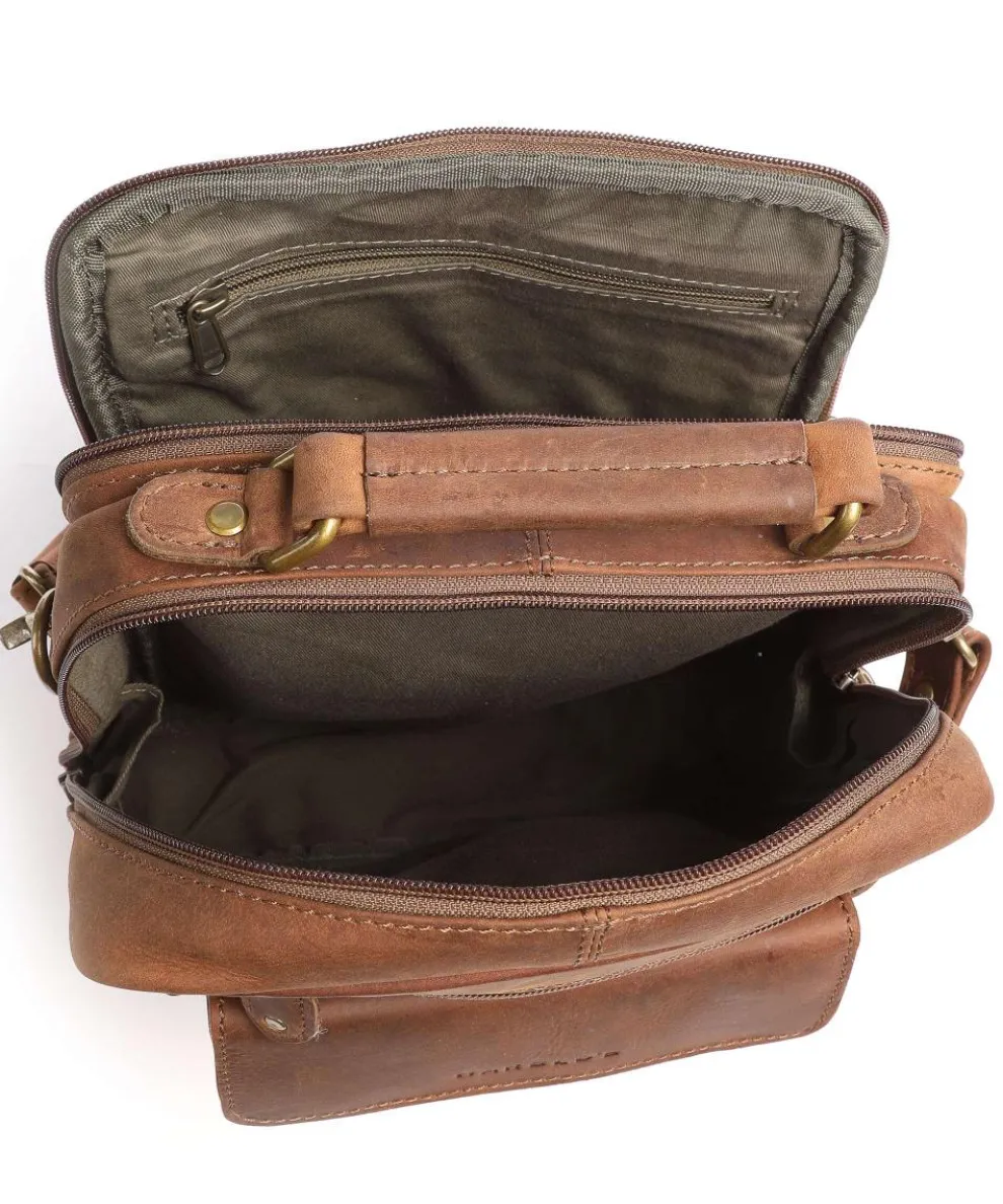 Antic L Crossbody bag cow leather brown