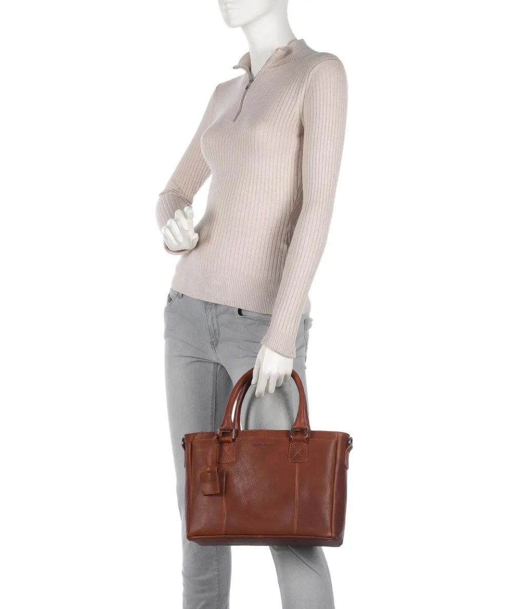 Antique Avery Handbag grained leather brown