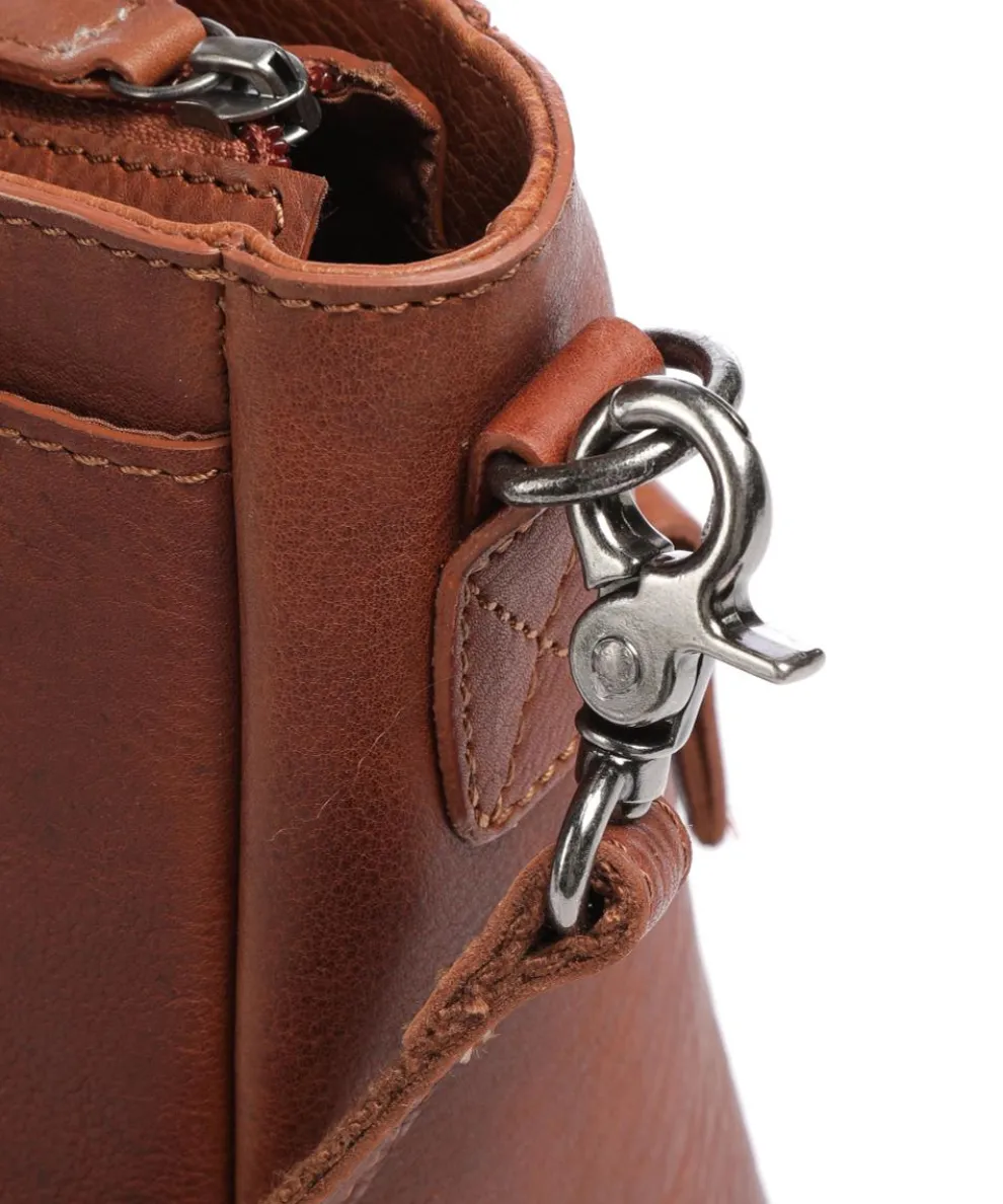 Antique Avery Handbag grained leather brown