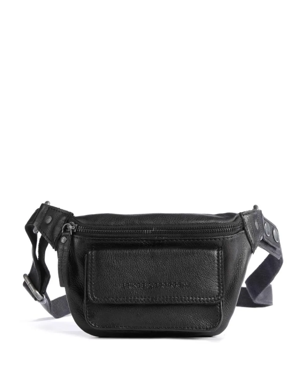Apache Fanny pack fine grain leather black