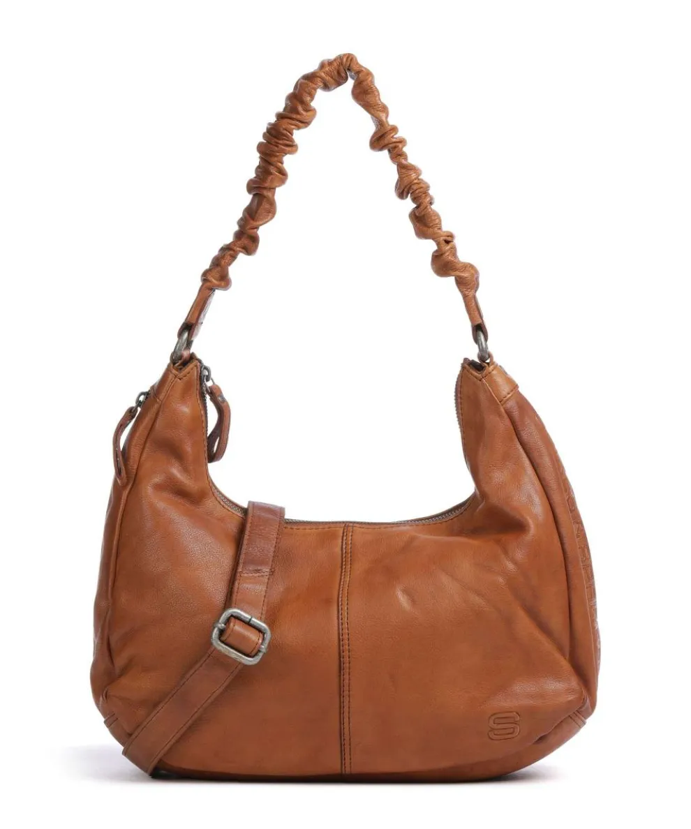 Apache Harli Shoulder bag grained leather brown
