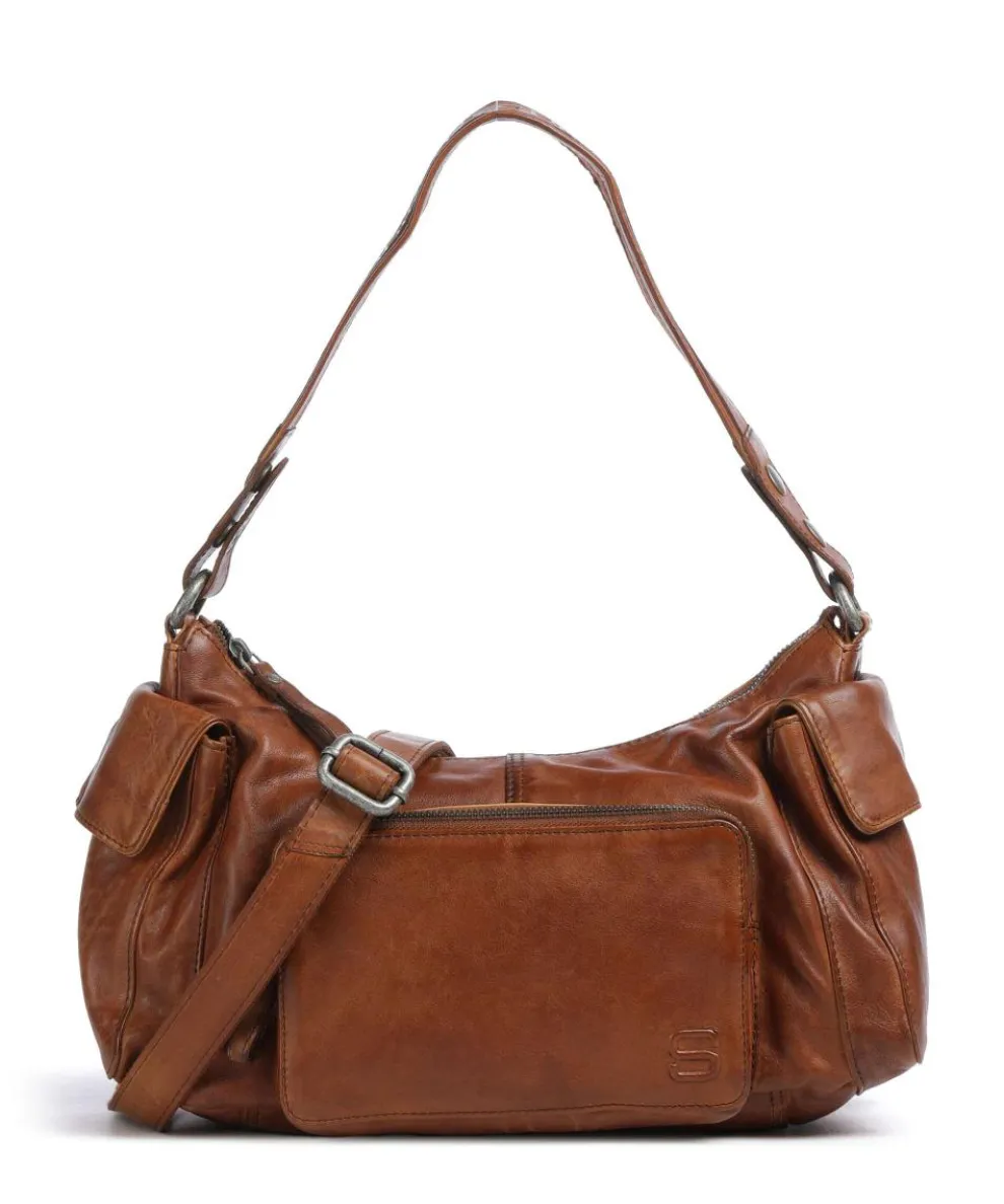Apache Jaclyne Shoulder bag grained cow leather cognac