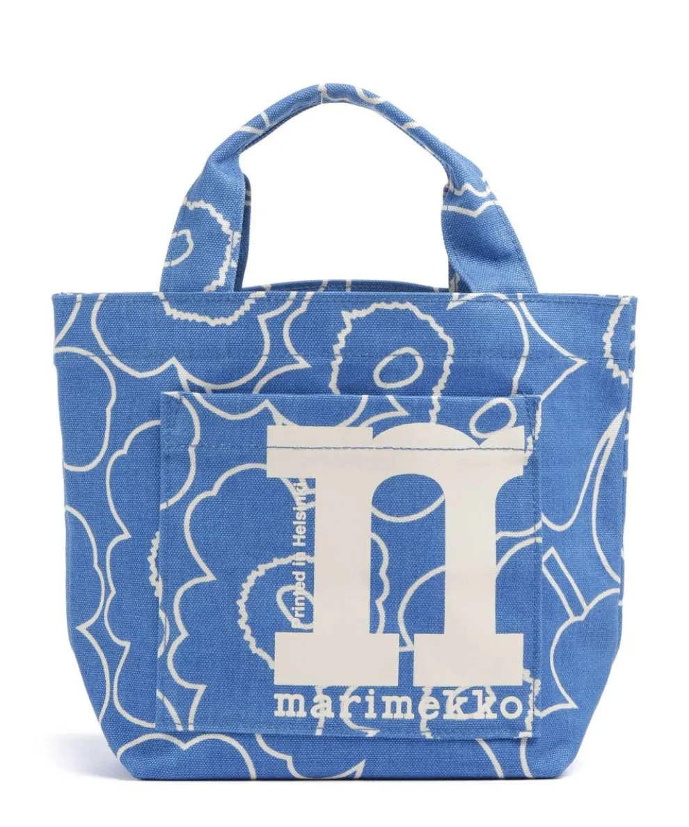 Unikko Mono Mini Piirto Handbag cotton blue