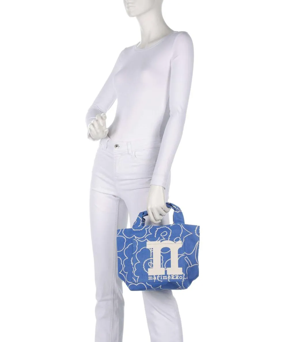 Unikko Mono Mini Piirto Handbag cotton blue