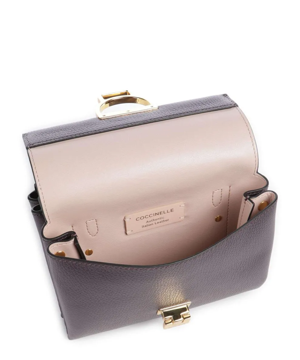 Arlettis Crossbody bag grained leather plum