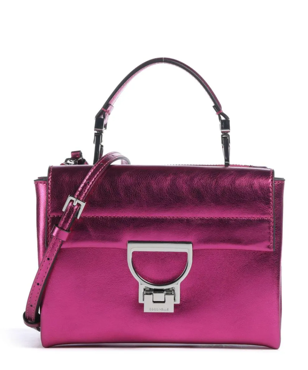 Arlettis Crossbody bag grained leather pink