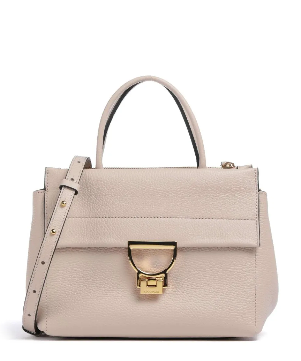 Arlettis Handbag grained cow leather antique pink