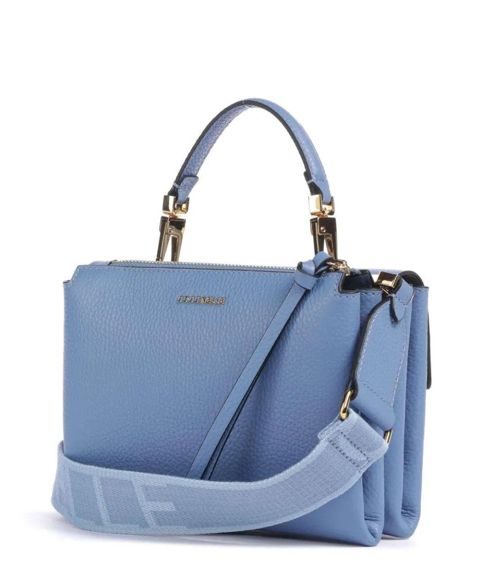 Arlettis Signature Crossbody bag grained leather blue