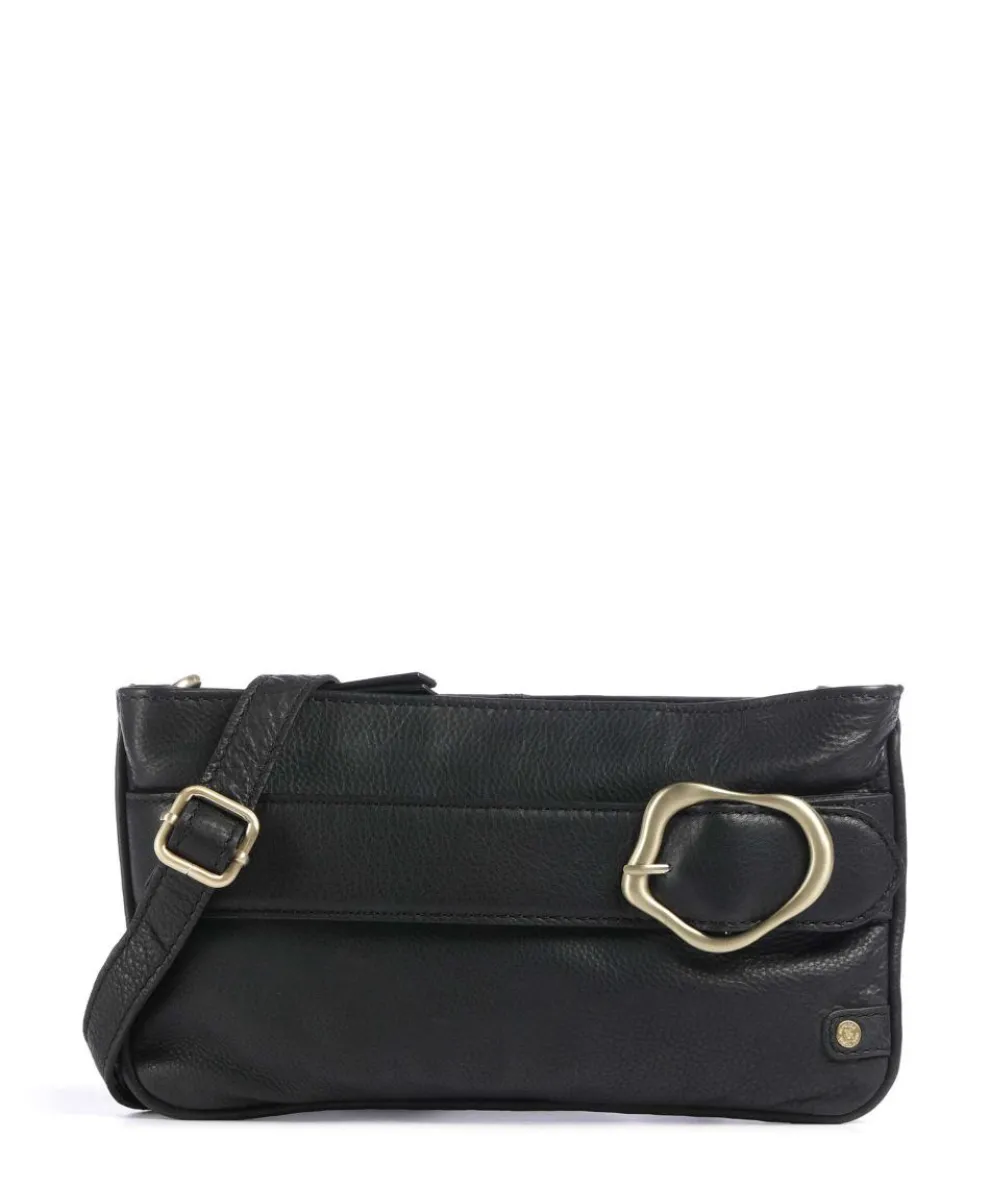 Art Gallery Crossbody bag grained leather black