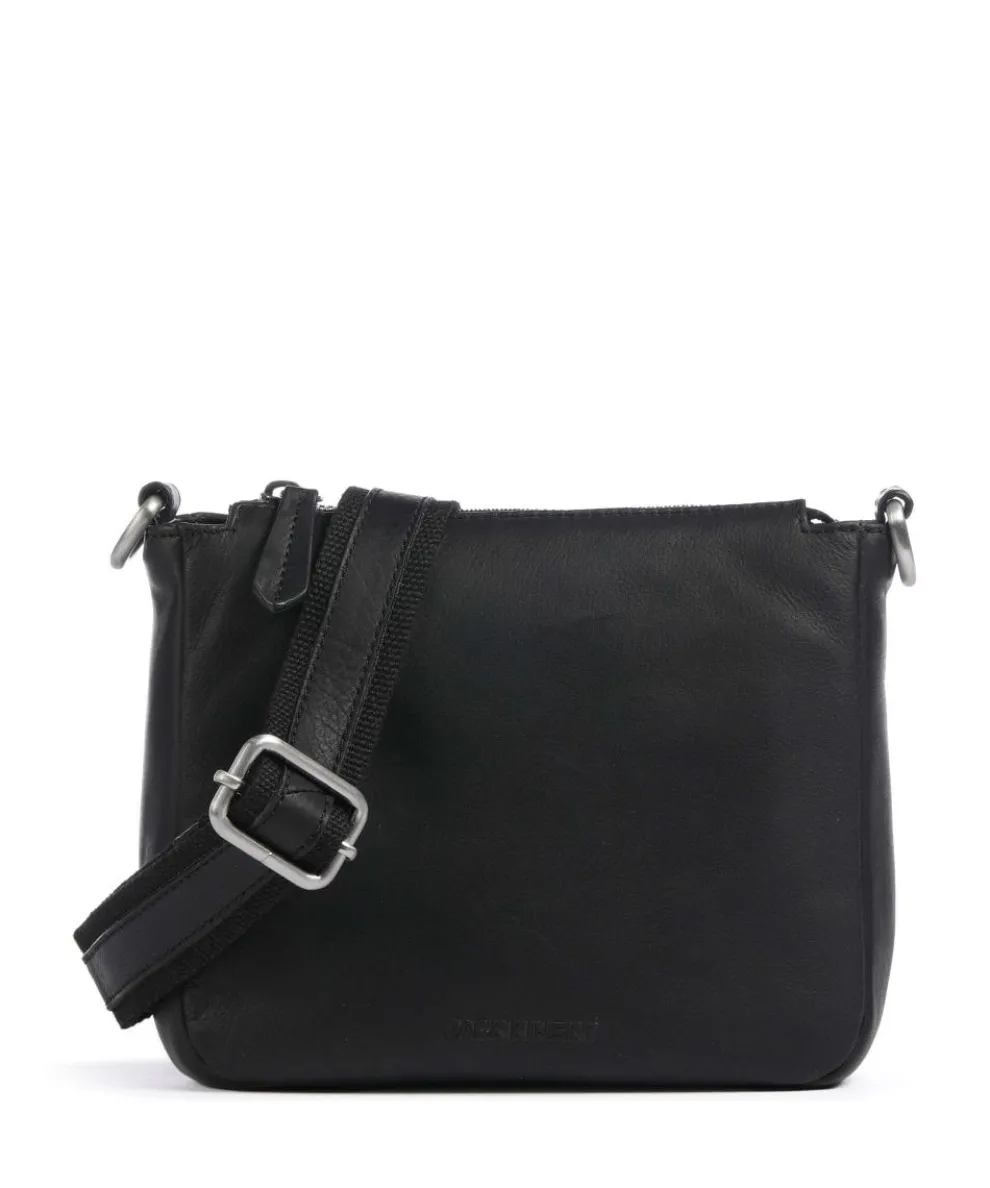 Aruba 3 Crossbody bag fine grain leather black