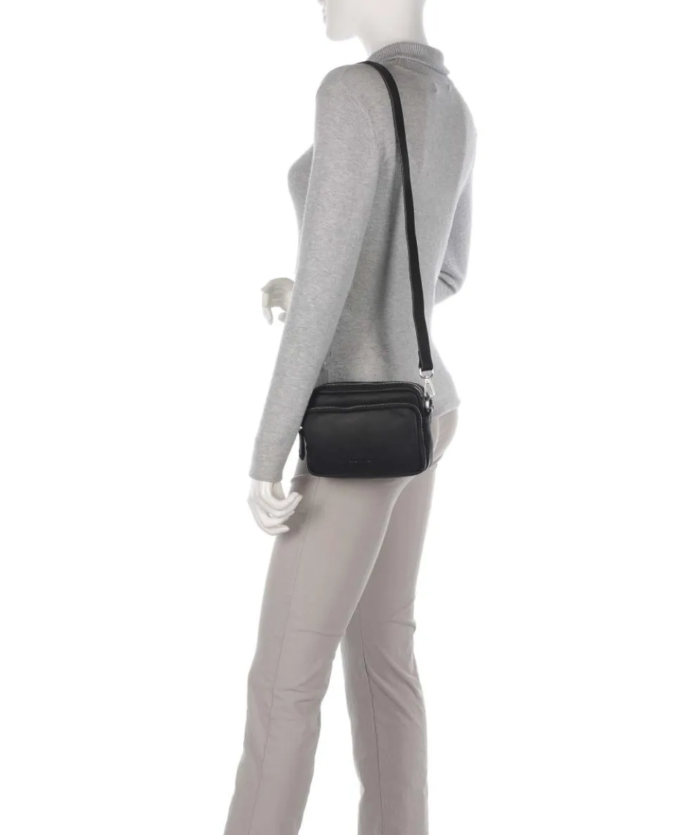 Aruba 1 Crossbody bag fine grain leather black