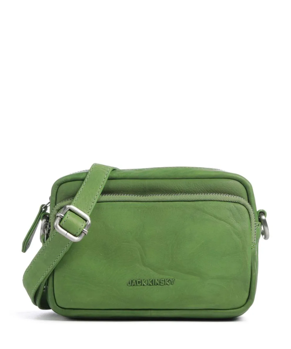 Aruba 1 Crossbody bag fine grain leather green