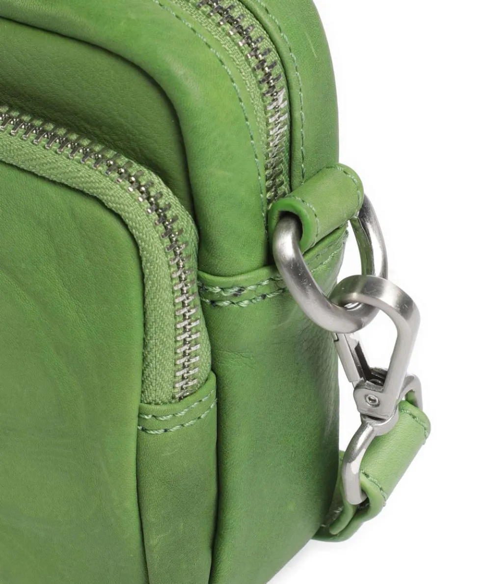 Aruba 1 Crossbody bag fine grain leather green