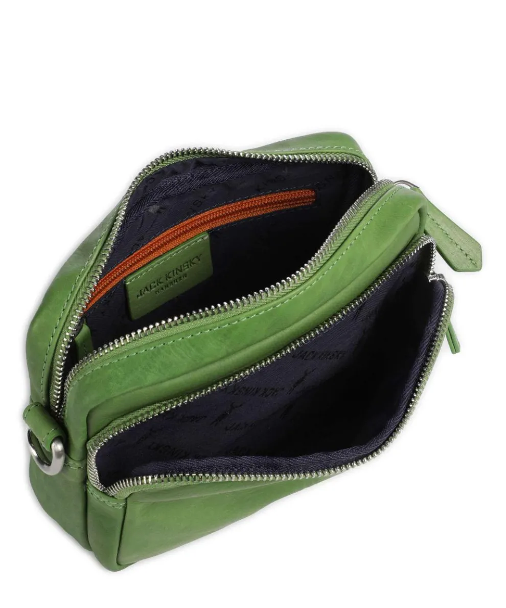 Aruba 1 Crossbody bag fine grain leather green