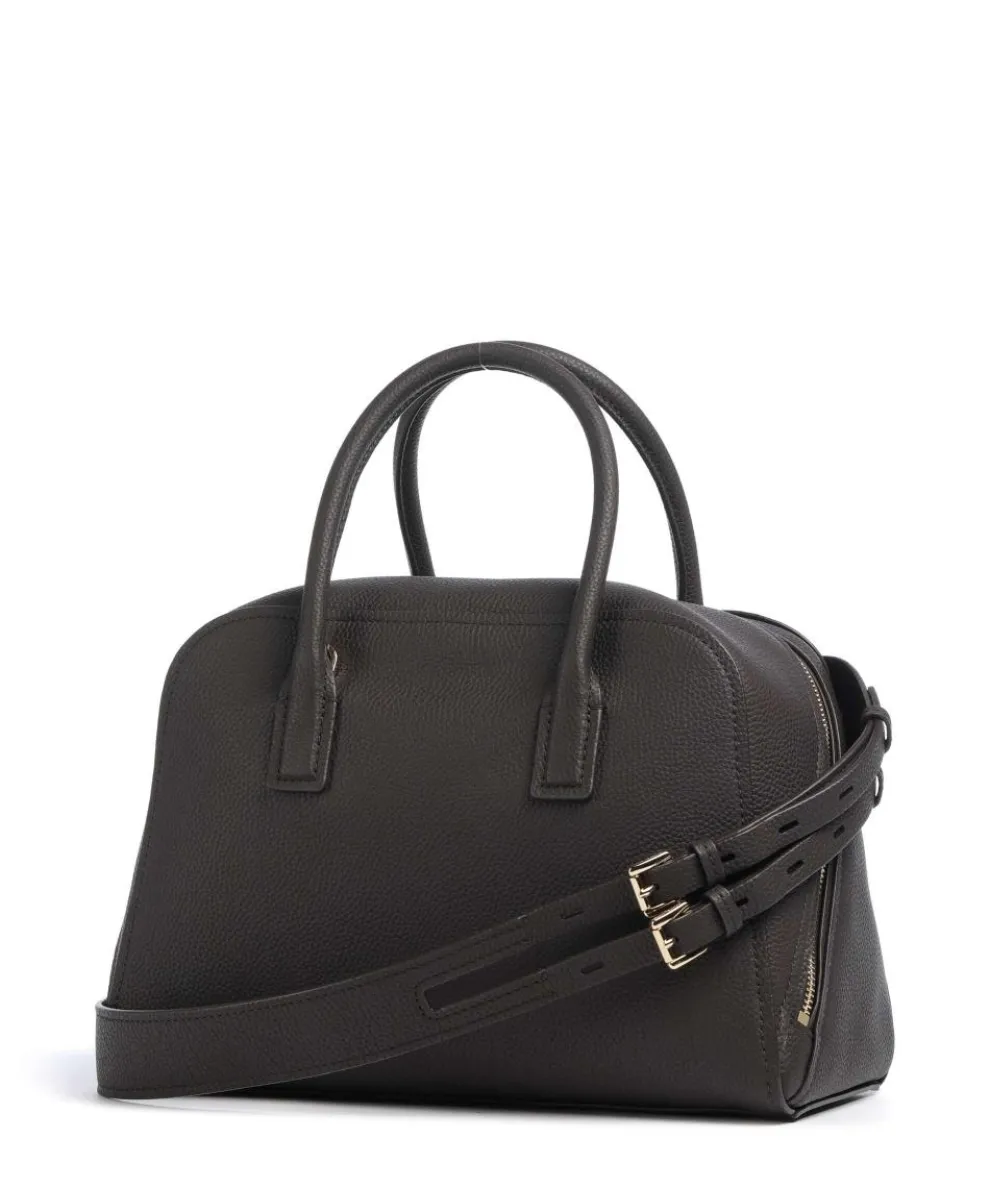 Ashton Medium Handbag grained cow leather dark brown