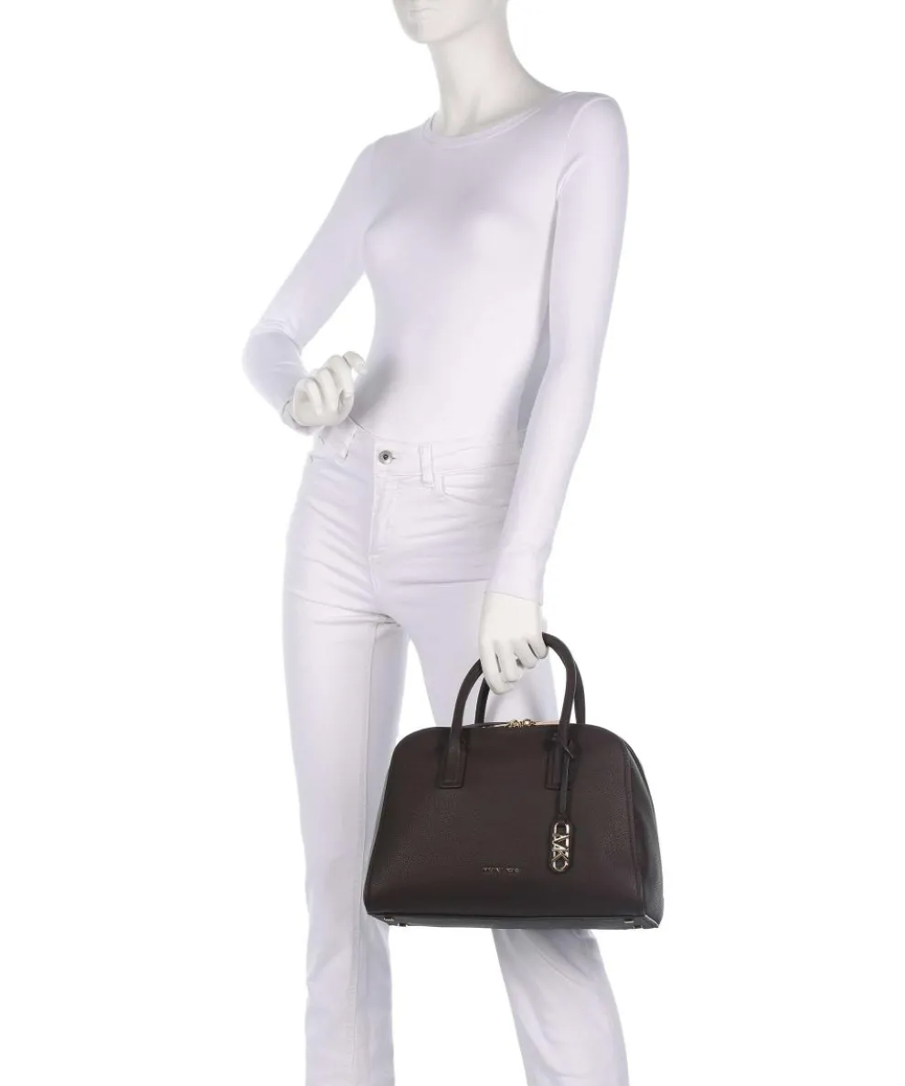 Ashton Medium Handbag grained cow leather dark brown