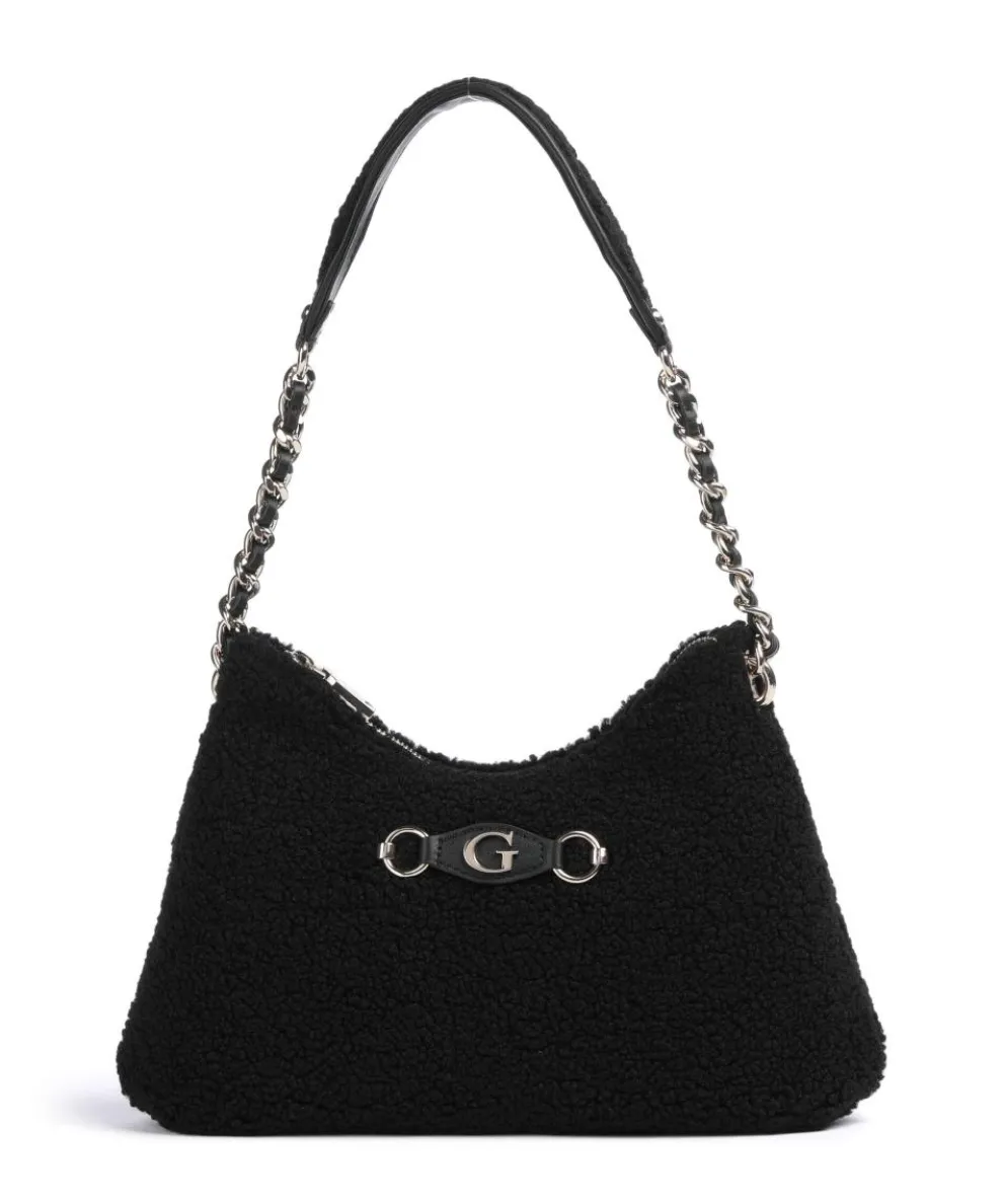 Aslia Shearling Shoulder bag faux fur black