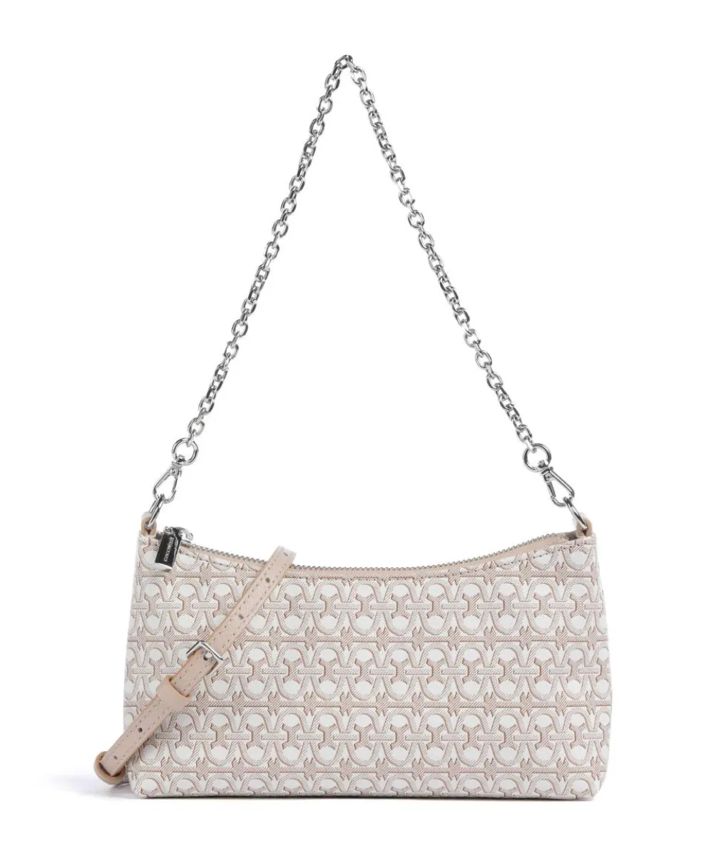 Aura Monogram Shoulder bag leather nature
