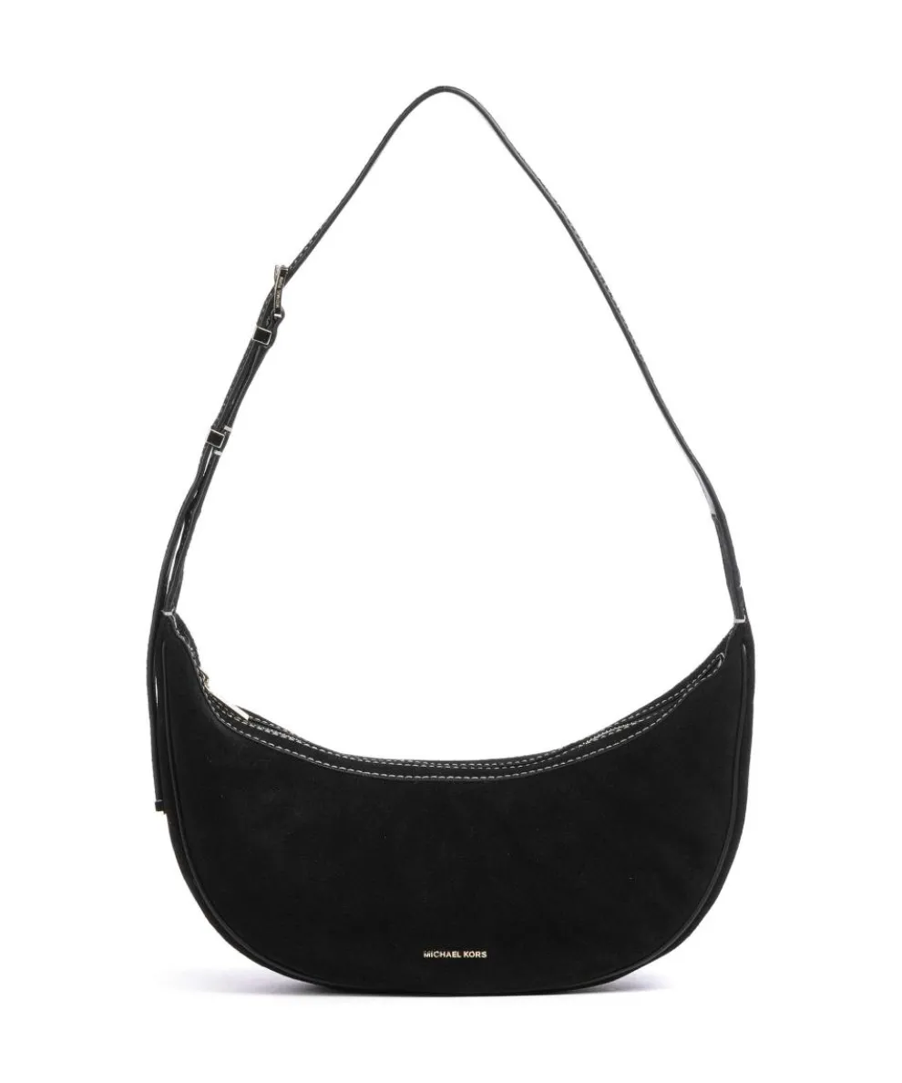 Avra Shoulder bag brushed calfskin black