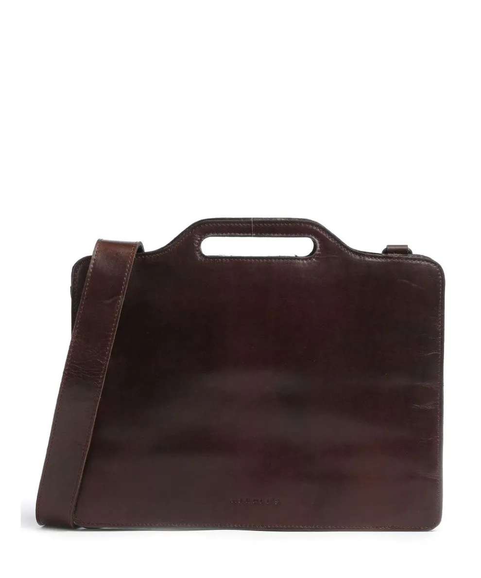 Aber Laptop bag 12″ leather dark brown
