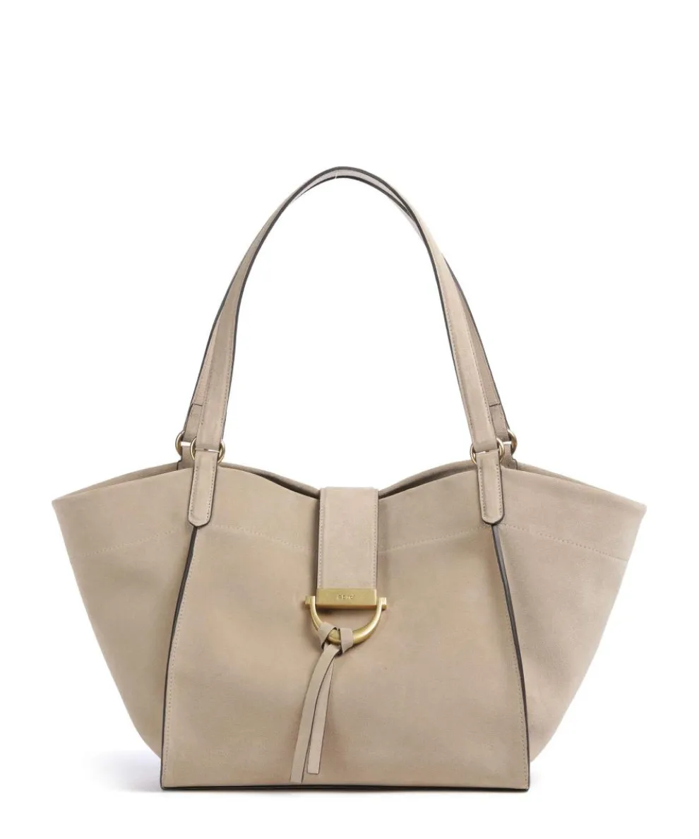 Suede Temi Tote bag brushed cow leather nature