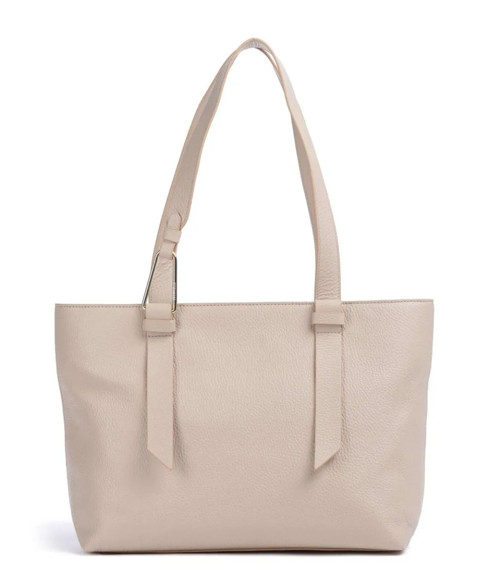 Malory Tote bag grained leather antique pink