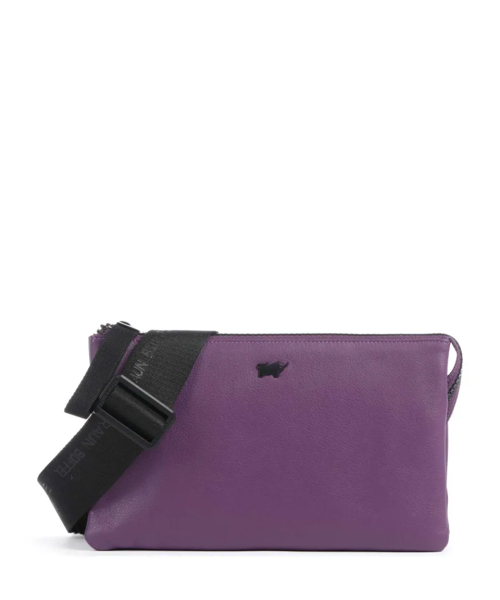 Capri RFID Crossbody bag soft cow leather violet