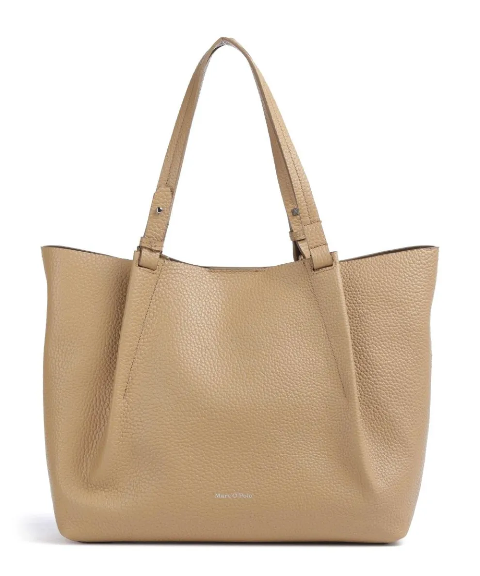 Bellar M Tote bag grained cow leather beige