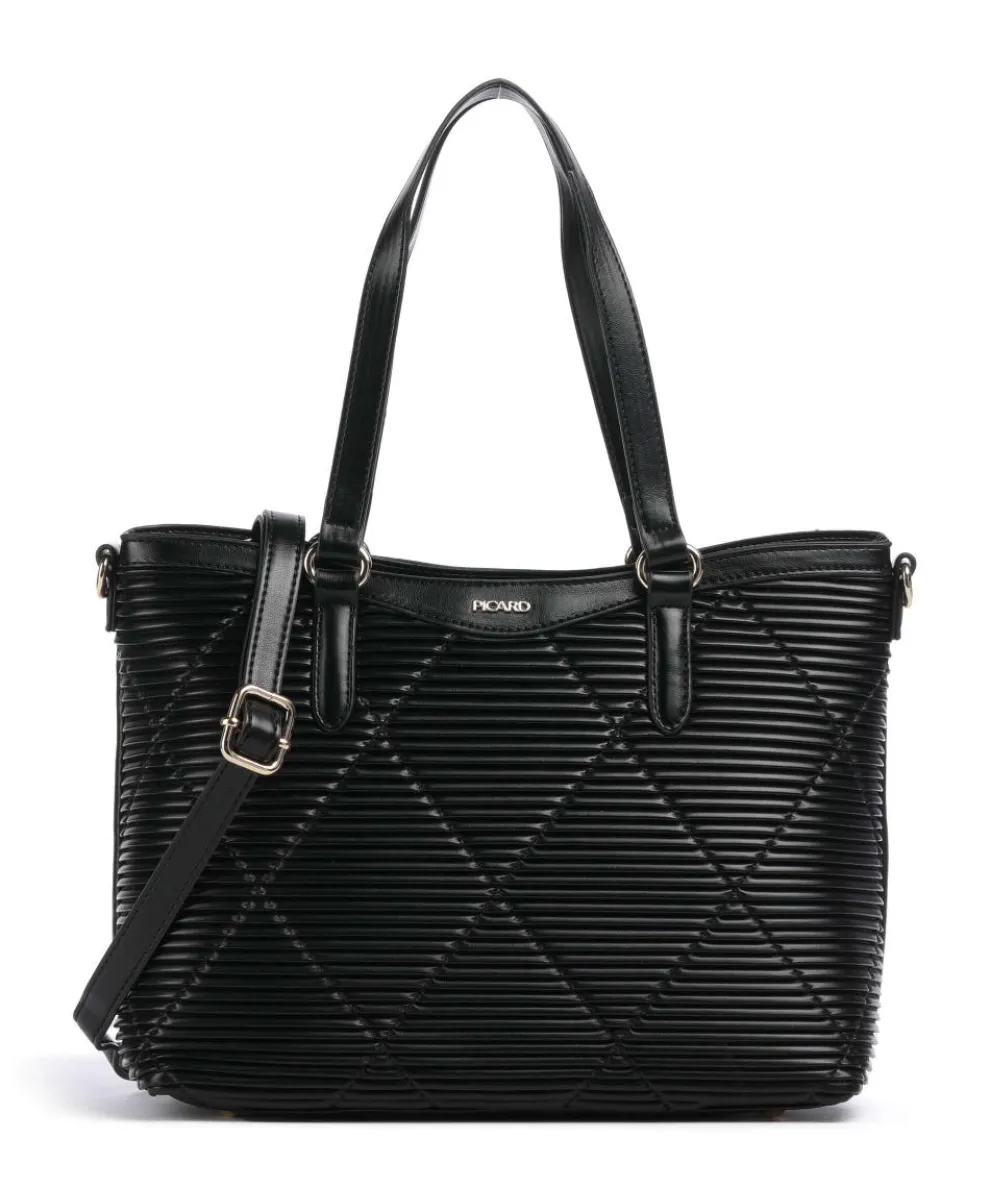 Paris Tote bag imitation leather black