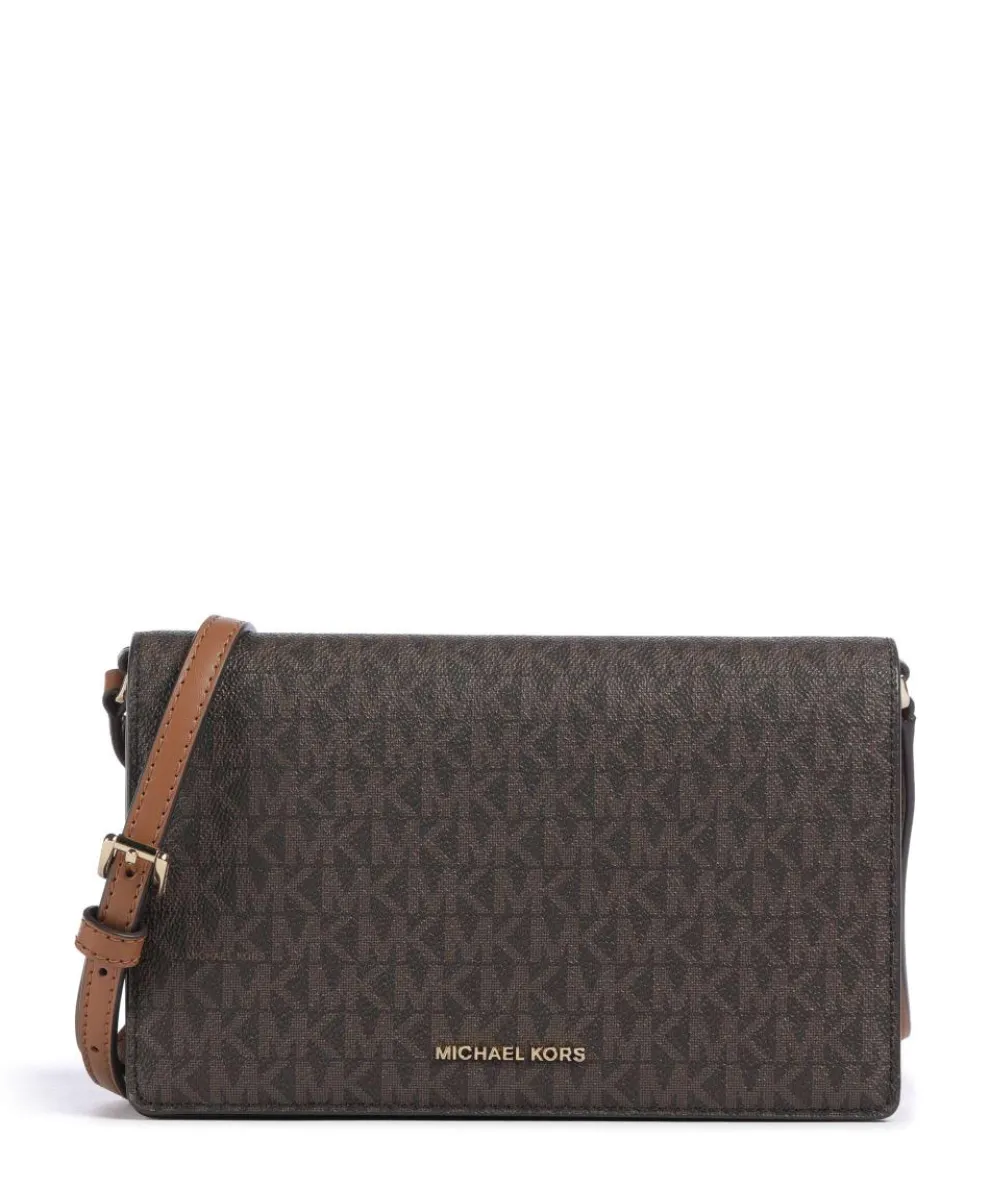 Jet Set Crossbody bag canvas dark brown