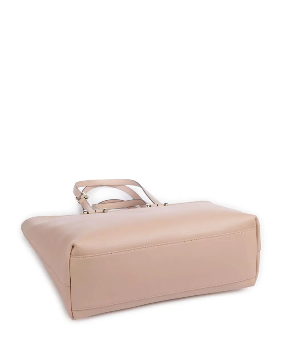 Duetto L Tote bag fine grain leather antique pink