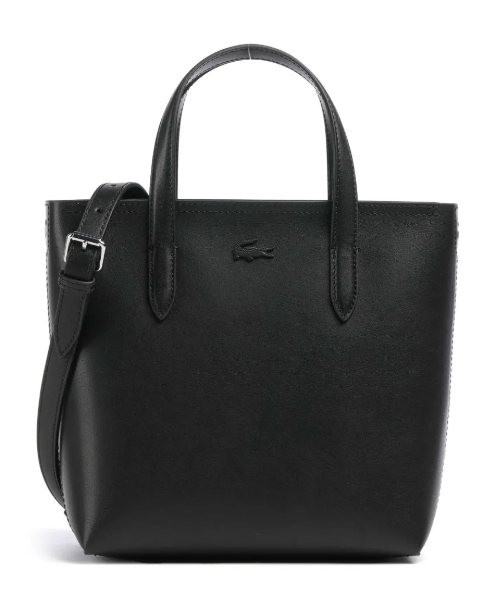 Handbag fine grain cow leather black