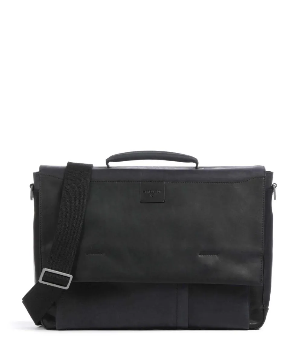 Brick Lane Jim Briefcase 15″ leather black