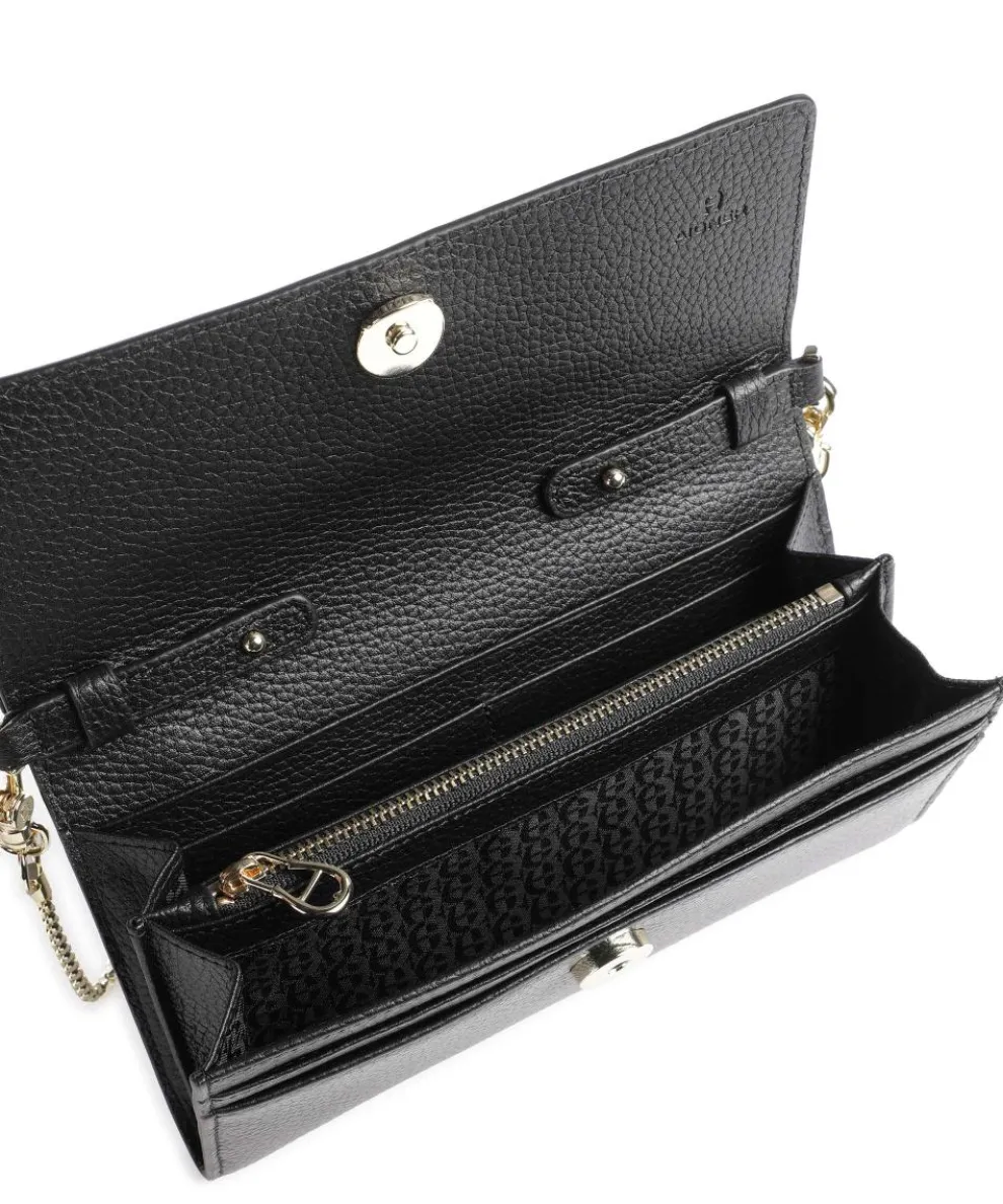 Fashion Crossbody bag grained cow leather black