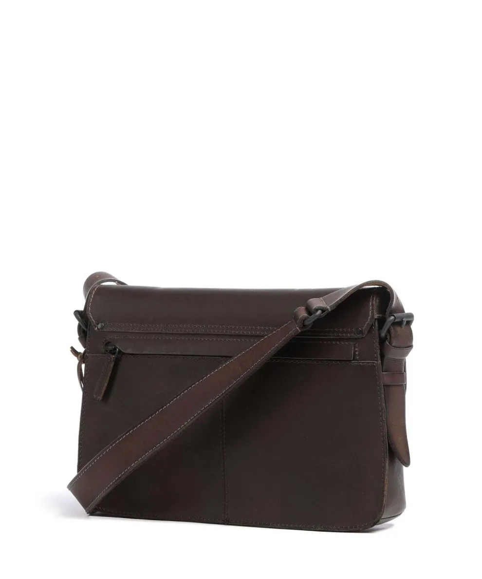 Good Old Friends Peacemaker Messenger bag buffalo leather dark brown