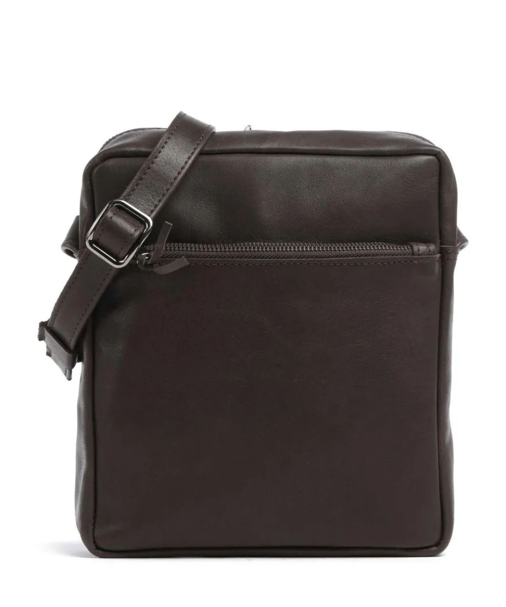 Bague M Crossbody bag soft cow leather dark brown