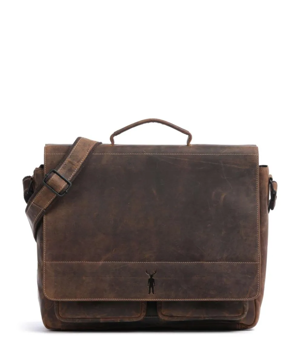 Baltimore 6 Briefcase leather cognac