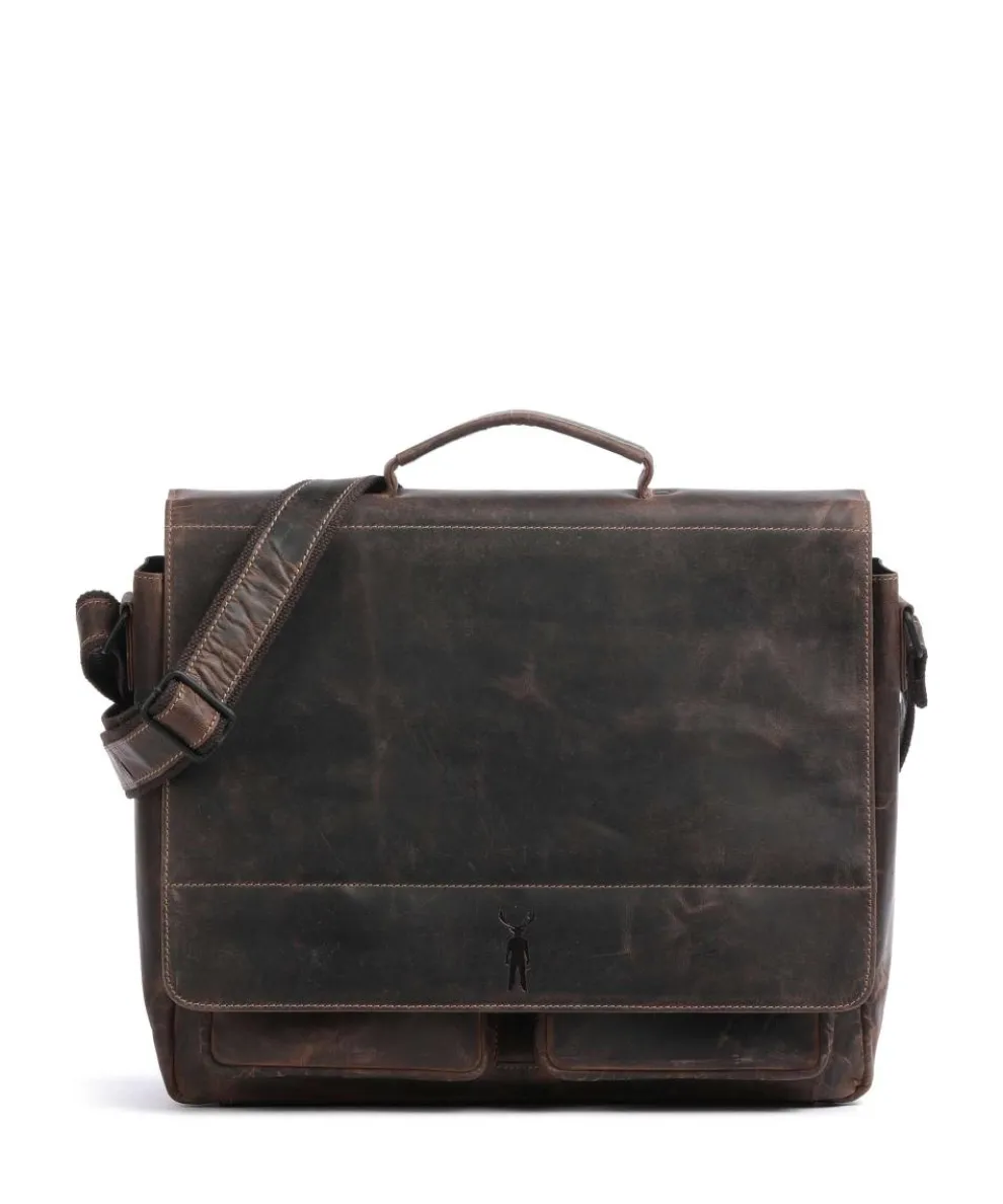 Baltimore 6 Briefcase leather dark brown