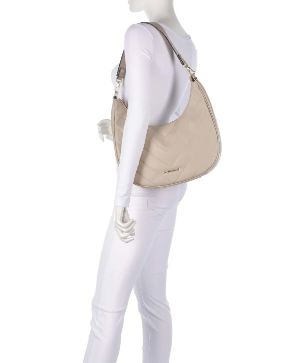 Barbara Cozy Hobo bag imitation leather sand