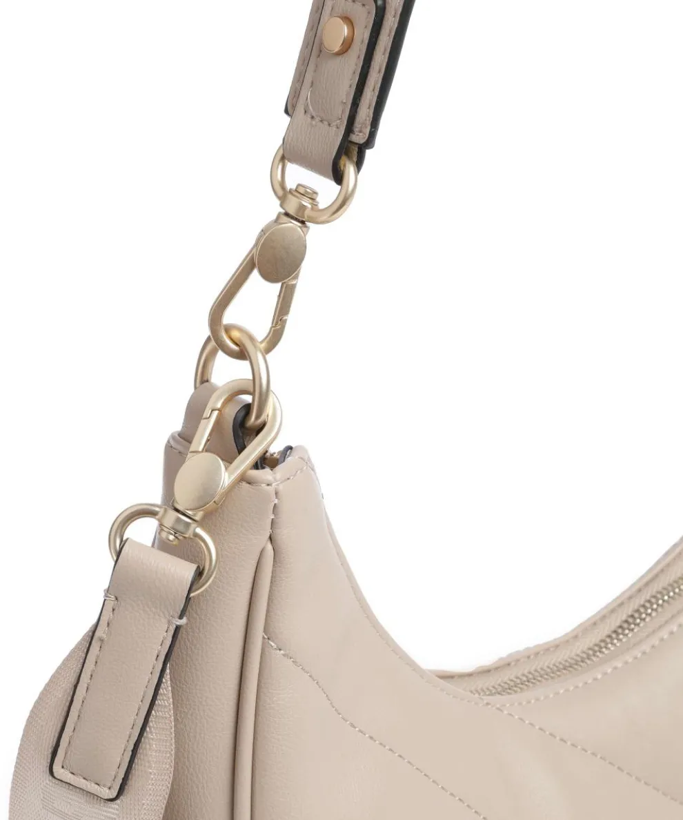 Barbara Cozy Hobo bag imitation leather sand