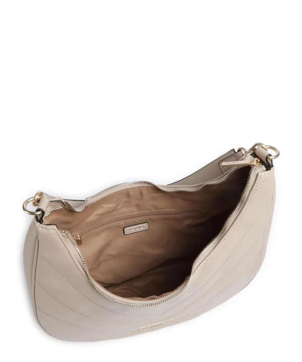 Barbara Cozy Hobo bag imitation leather sand